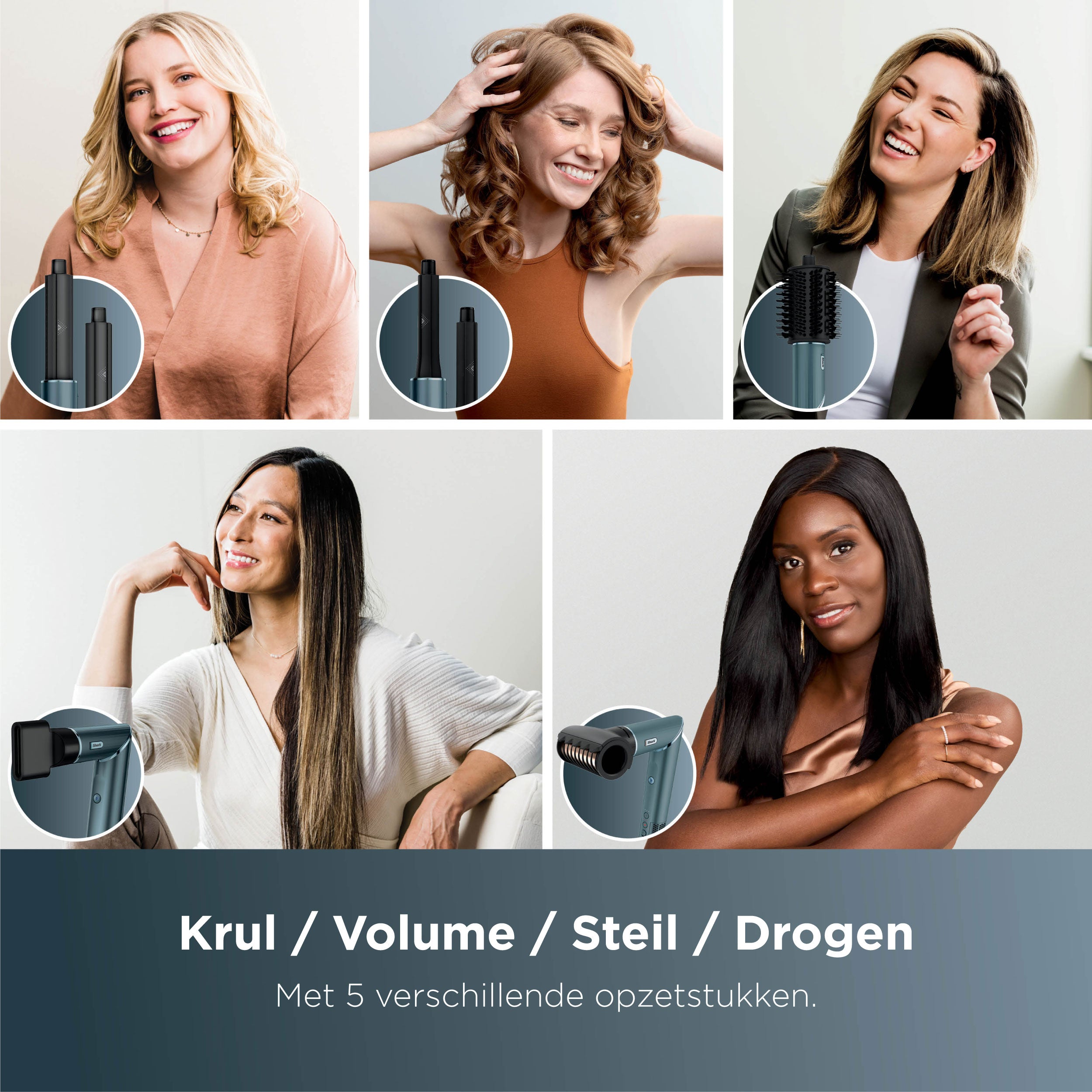 Shark FlexStyle 5-in-1-Multistyler und Haartrockner – HD450TLEU