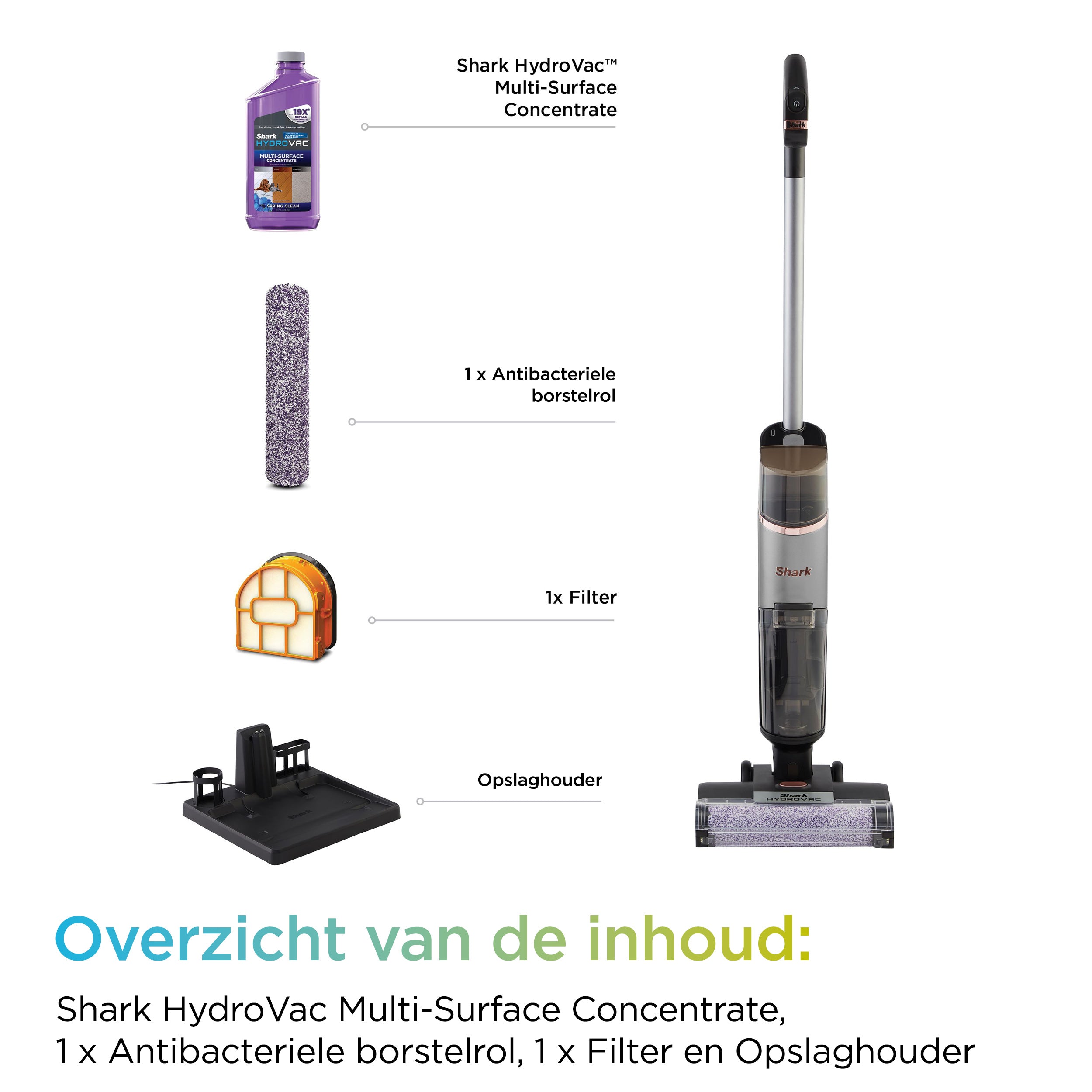 Shark WD210EU - HydroVac - Draadloze Vloerreiniger