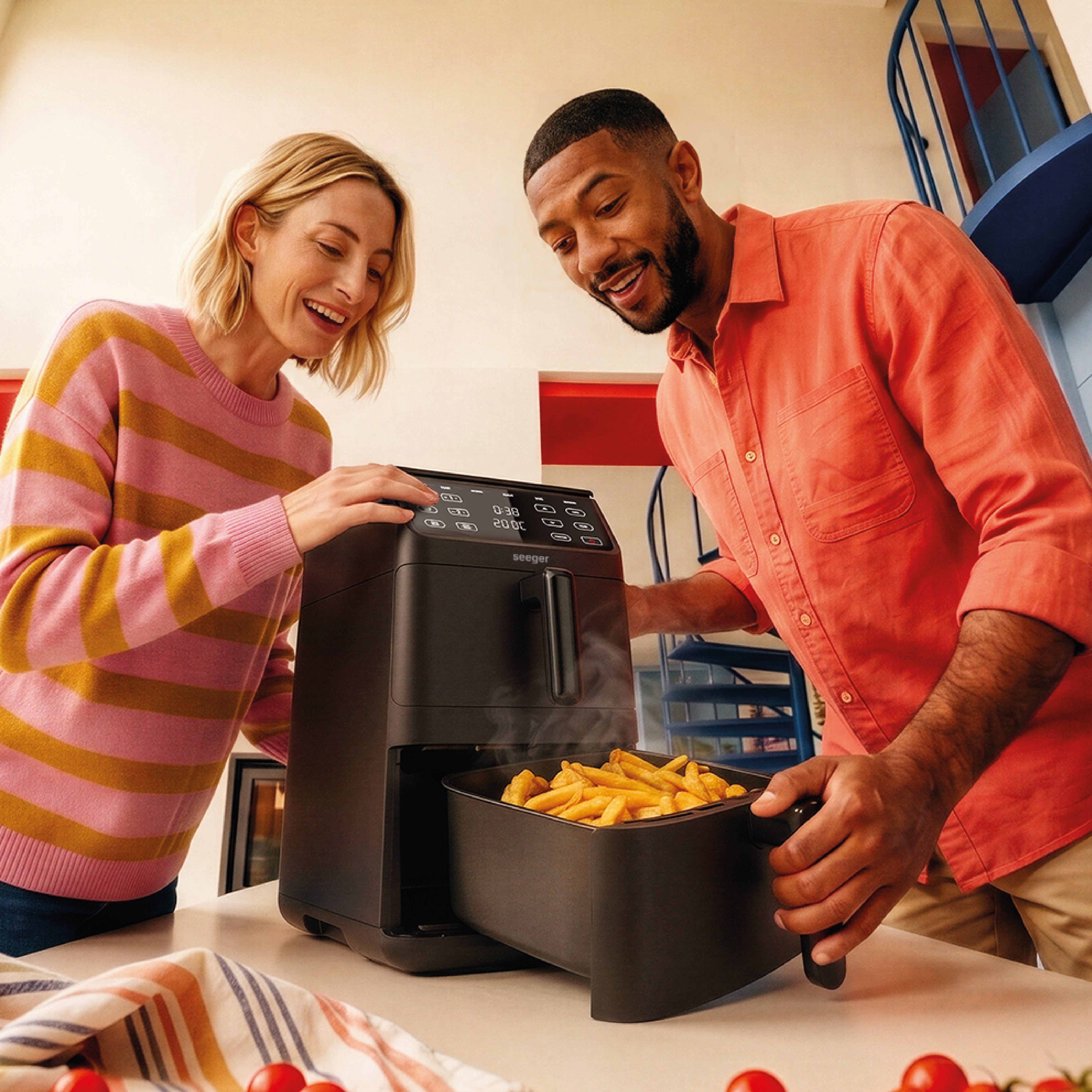 Seeger SuperFry Dubbele Airfryer - SGR1011BK