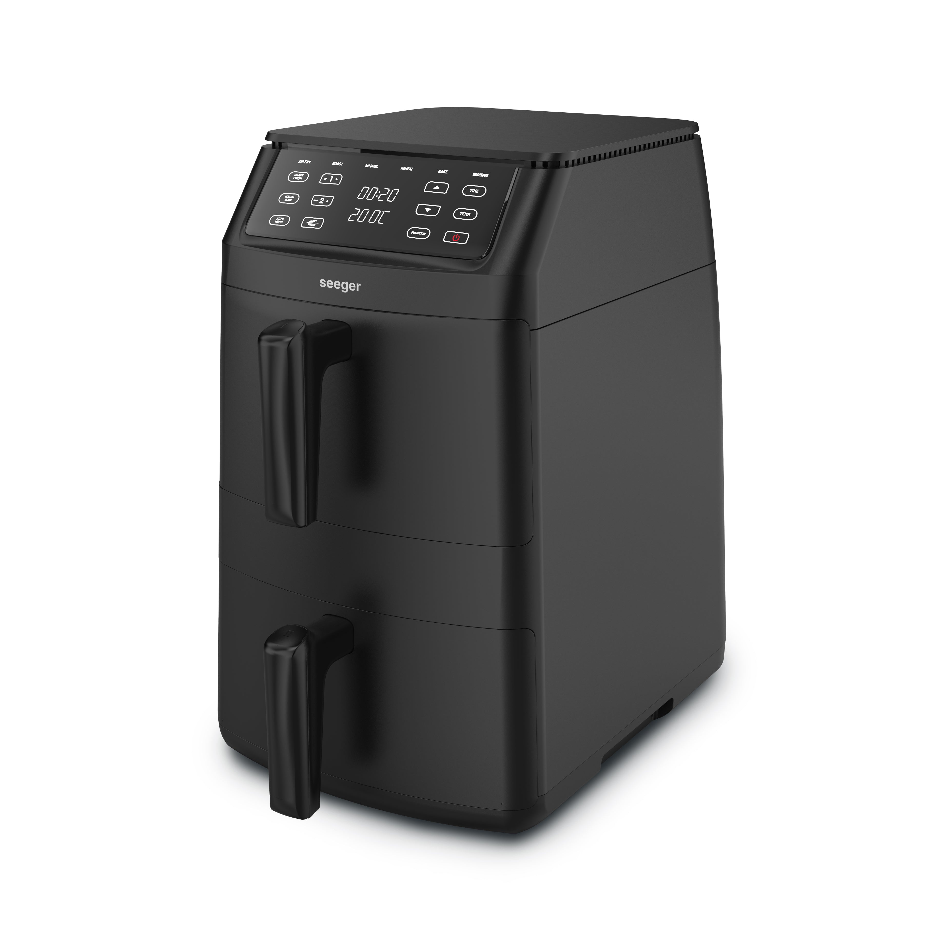 Seeger SuperFry Dubbele Airfryer - SGR1011BK