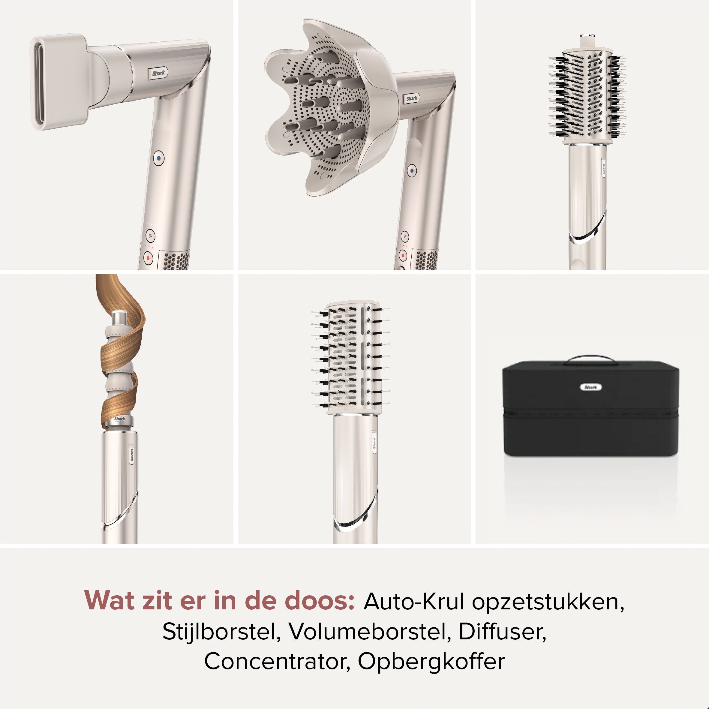 Shark FlexStyle 5-in-1-Multistyler und Haartrockner – verbessertes Modell 2025 – HD446SLEU