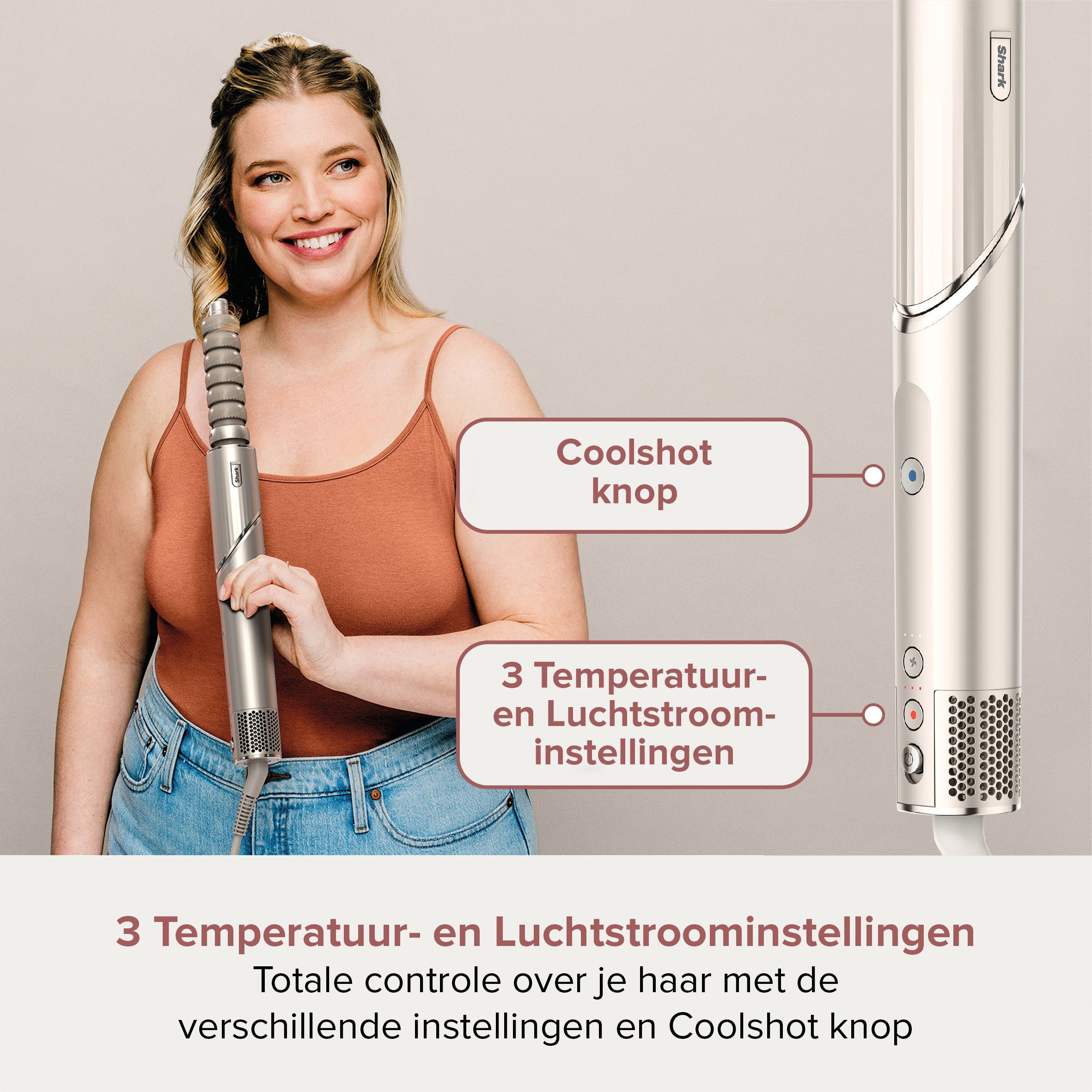 Shark FlexStyle 3-in-1 Multistyler & Föhn - Verbeterd 2025 Model - HD426SLEU