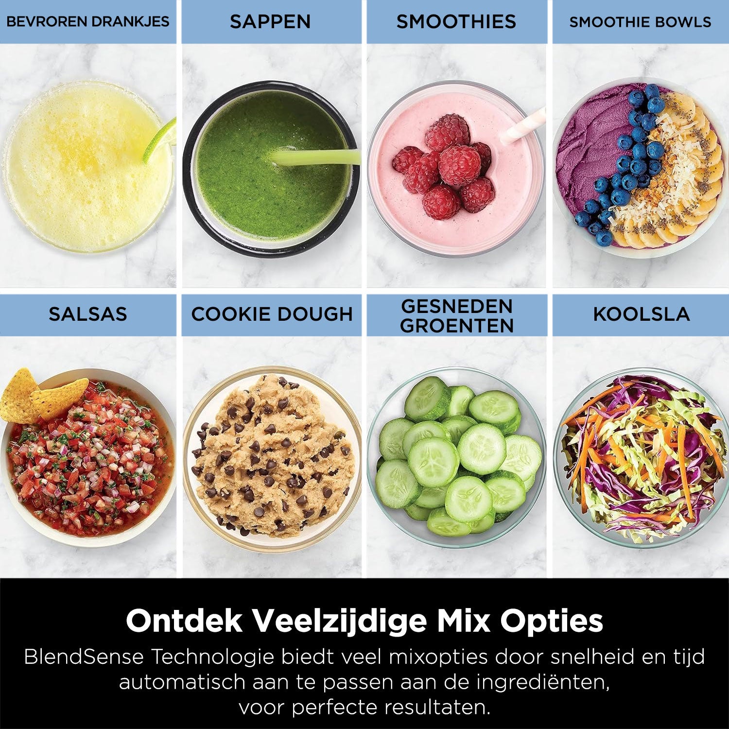 Ninja Detect 3-in-1-Küchenmaschine, Mixer und Smoothie-Maker – TB401EU