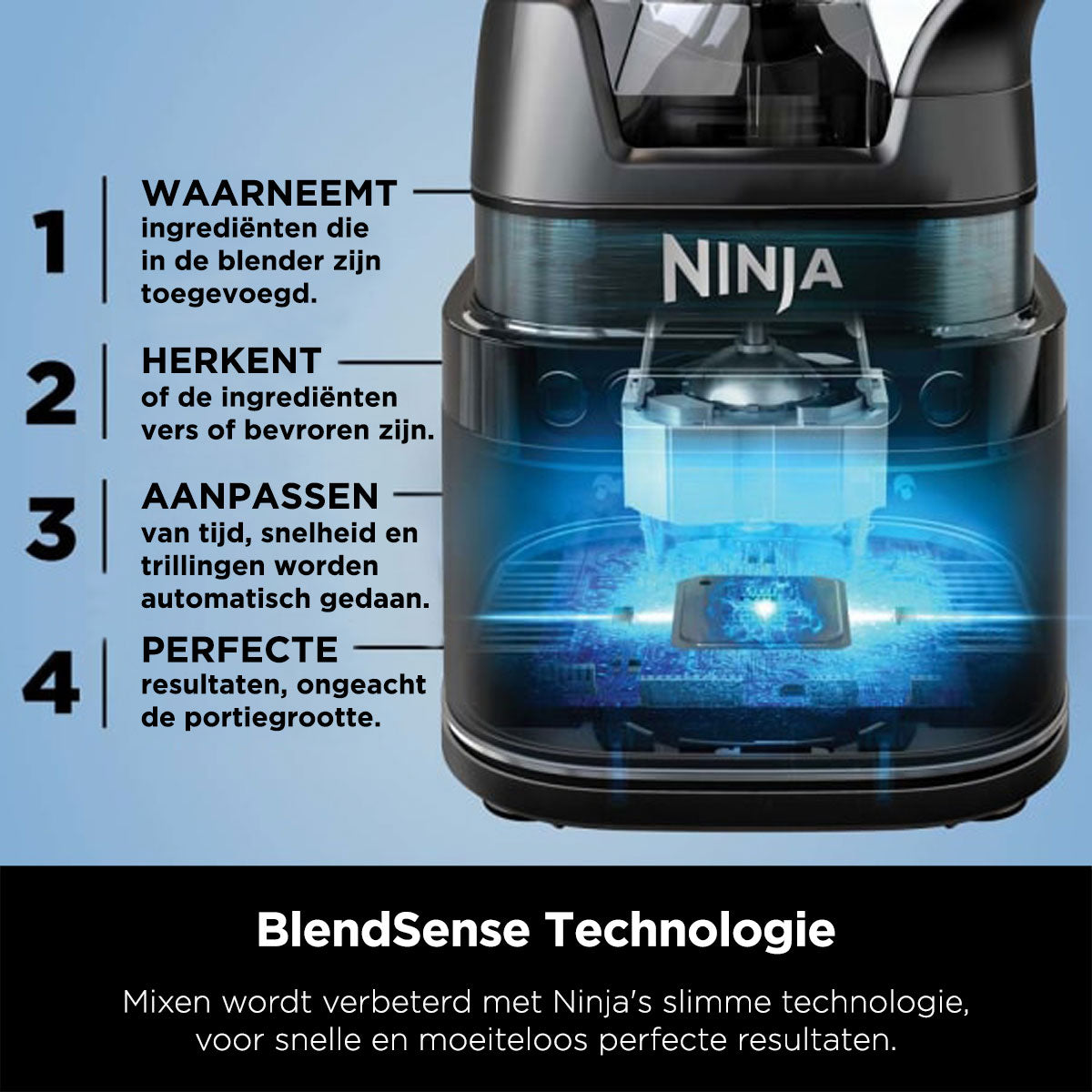 Ninja Detect 2-in-1 Blender en Smoothie Maker - TB301EU