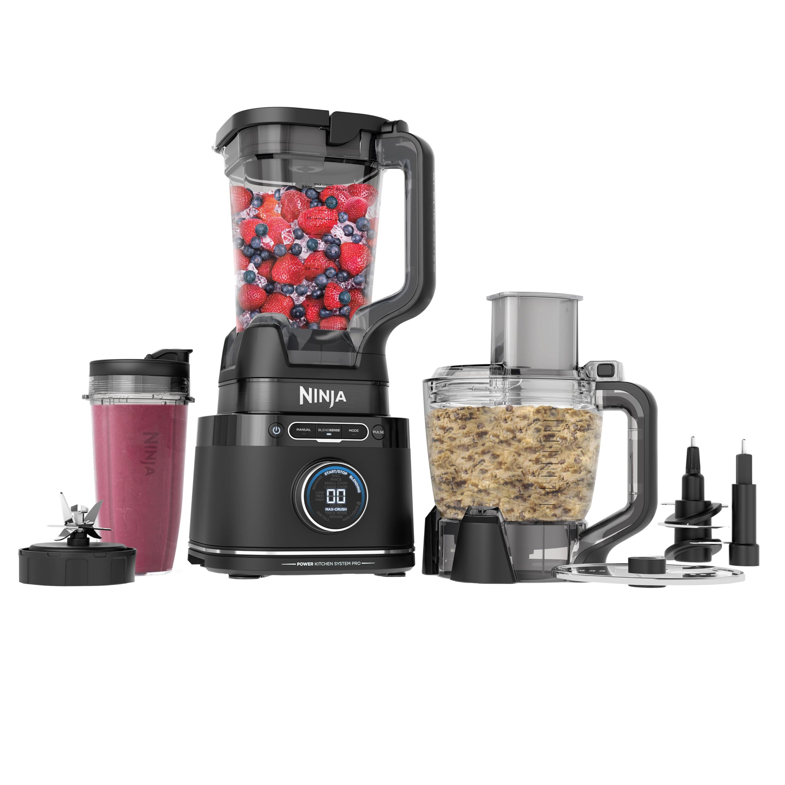 Ninja Detect 3-in-1-Küchenmaschine, Mixer und Smoothie-Maker – TB401EU