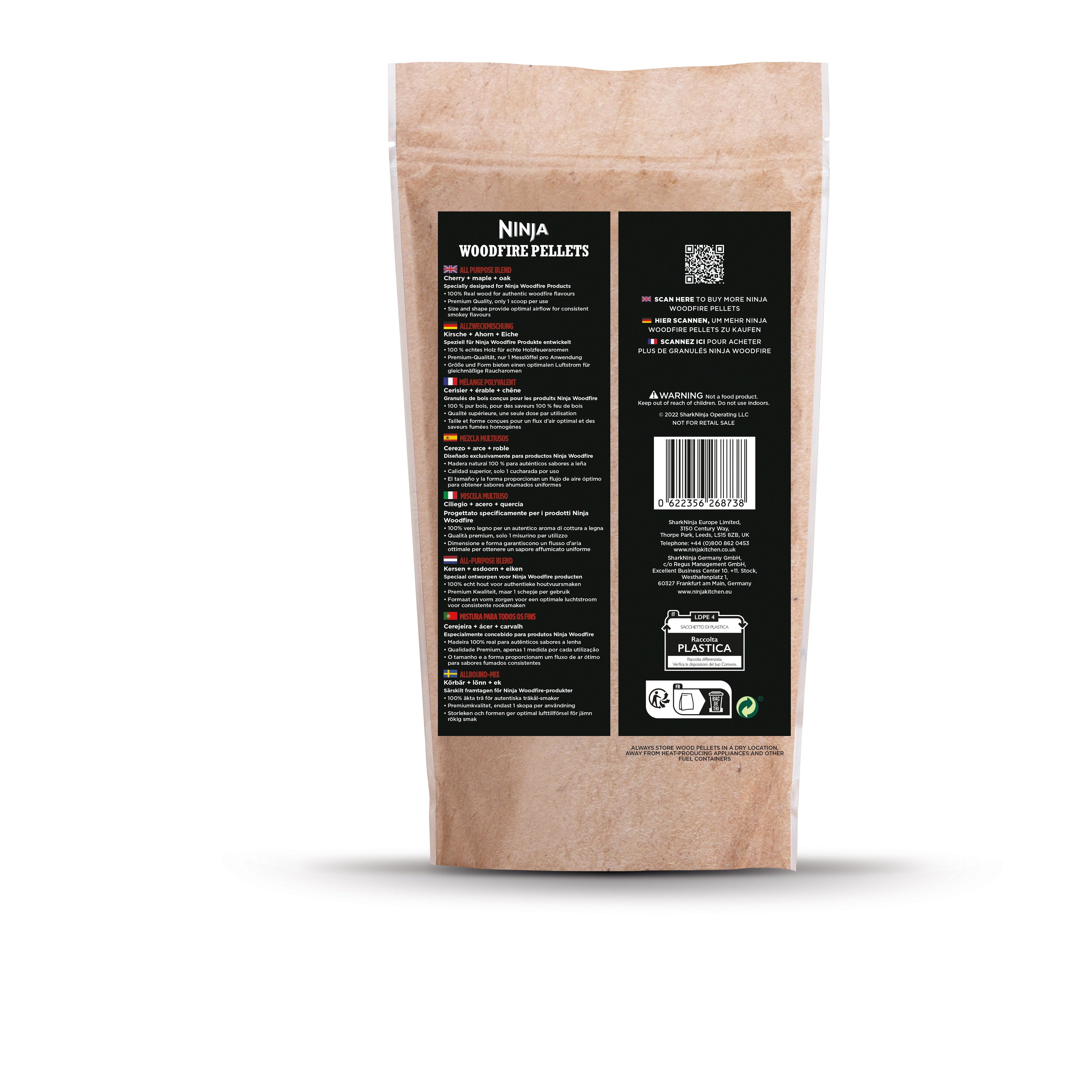 Ninja Woodfire Holzfeuerpellets – XSKOGAPLT2EU