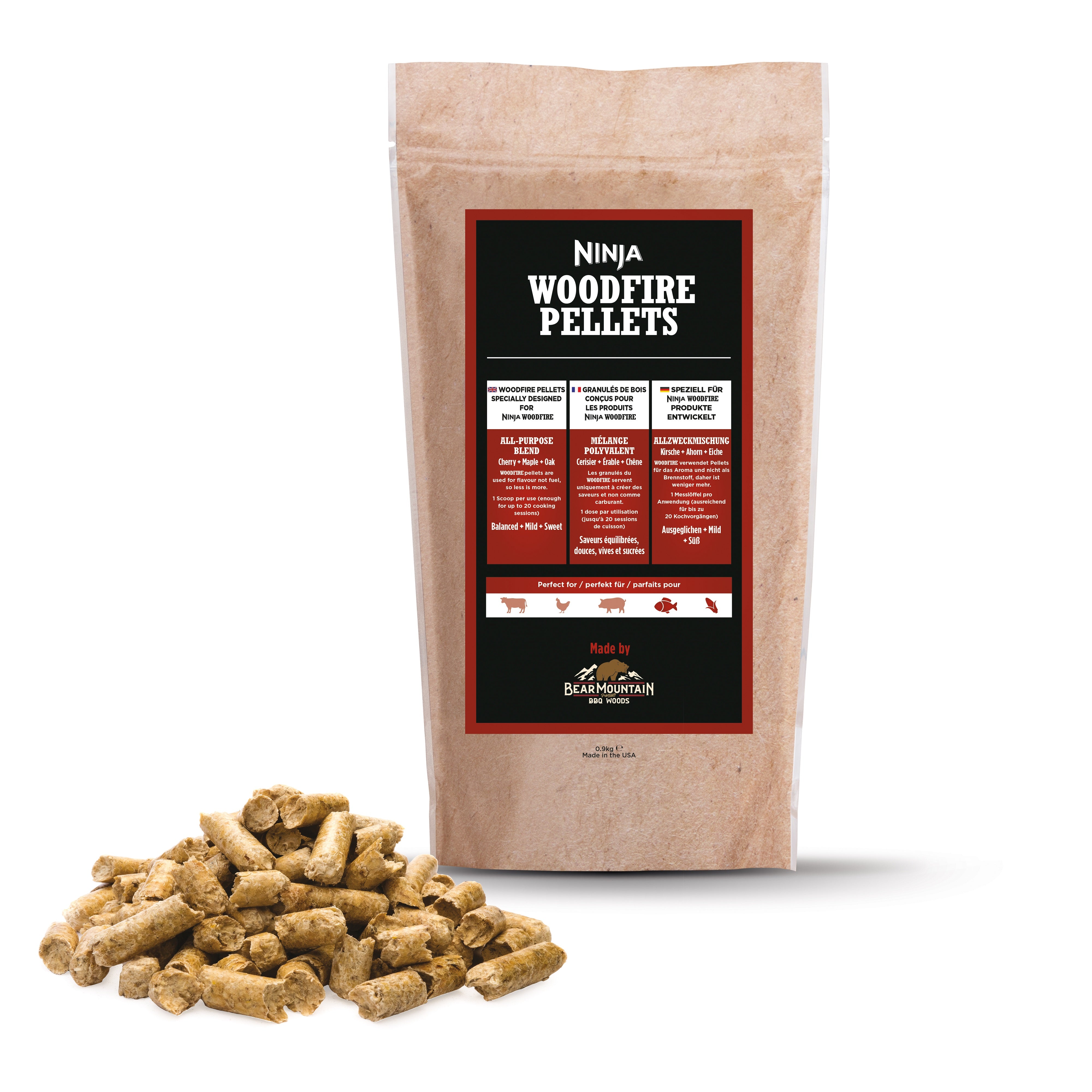 Ninja Woodfire Holzfeuerpellets – XSKOGAPLT2EU