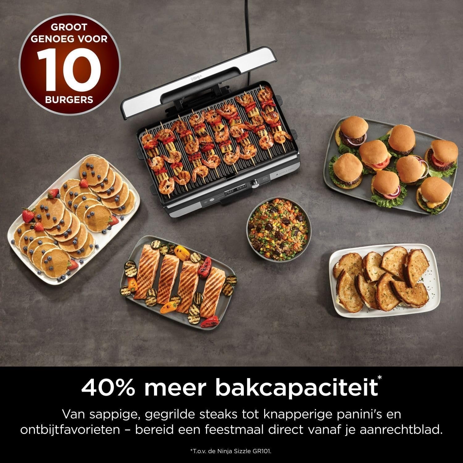Ninja Sizzle Pro XL Grillplaat & Plancha - GX101EU