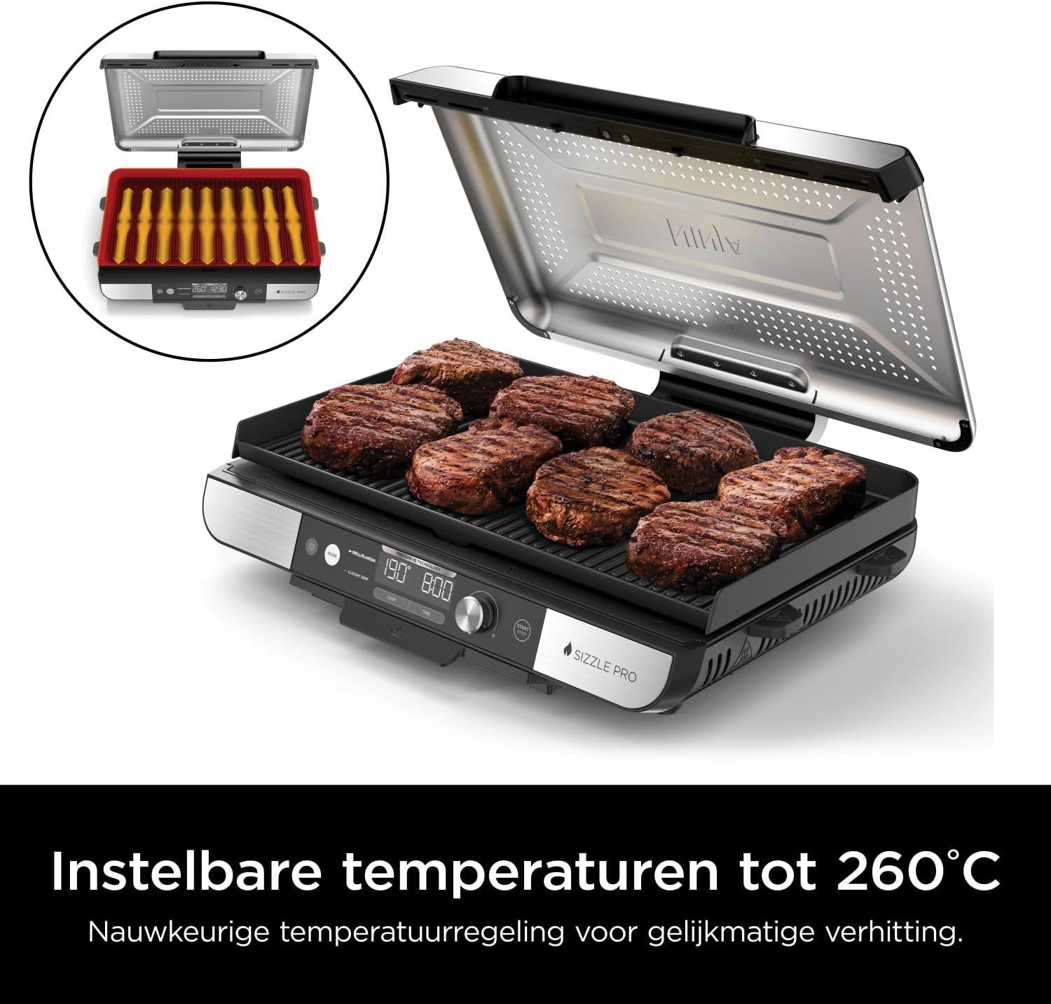 Ninja Sizzle Pro XL Grillplaat & Plancha - GX101EU