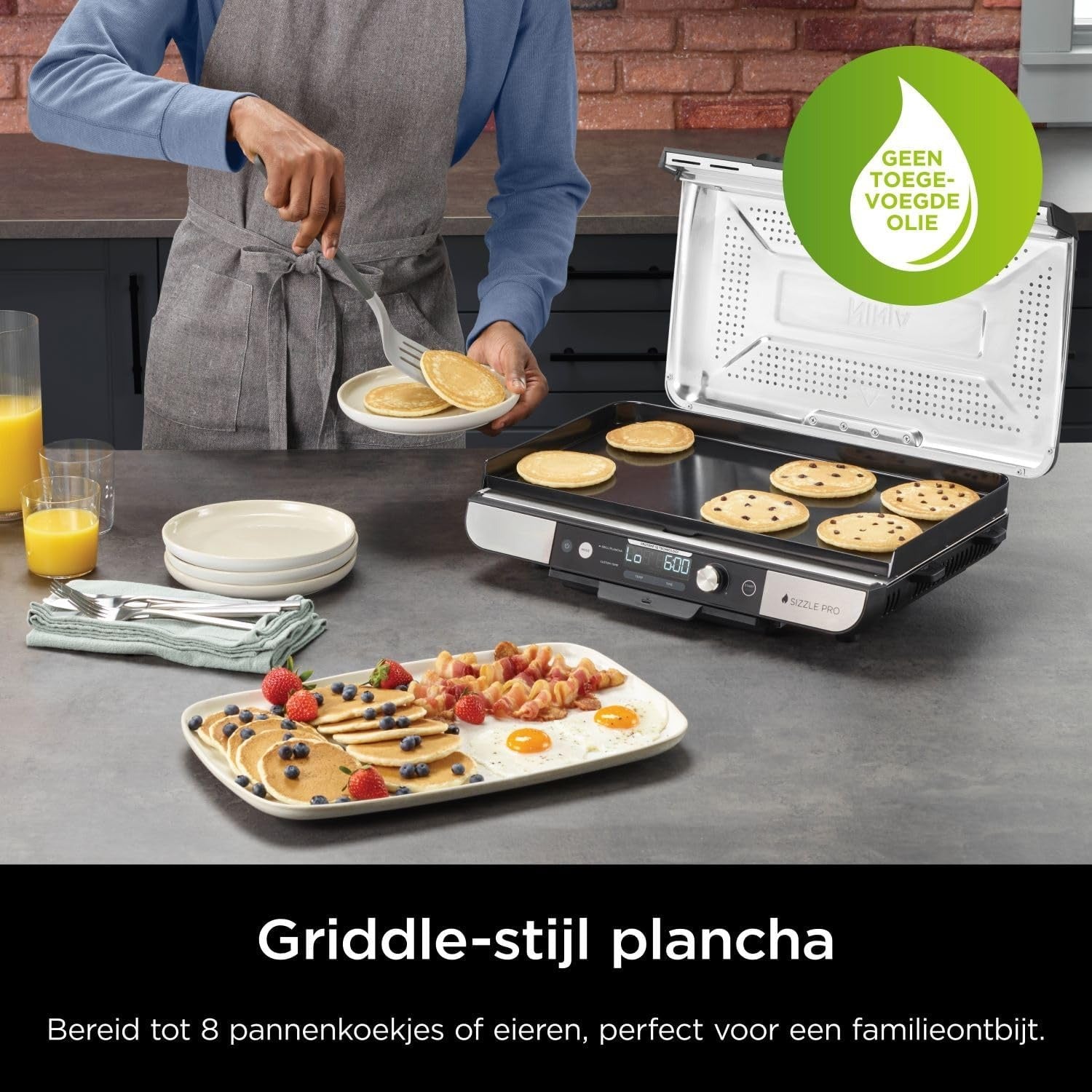 Ninja Sizzle Pro XL Grillplaat & Plancha - GX101EU