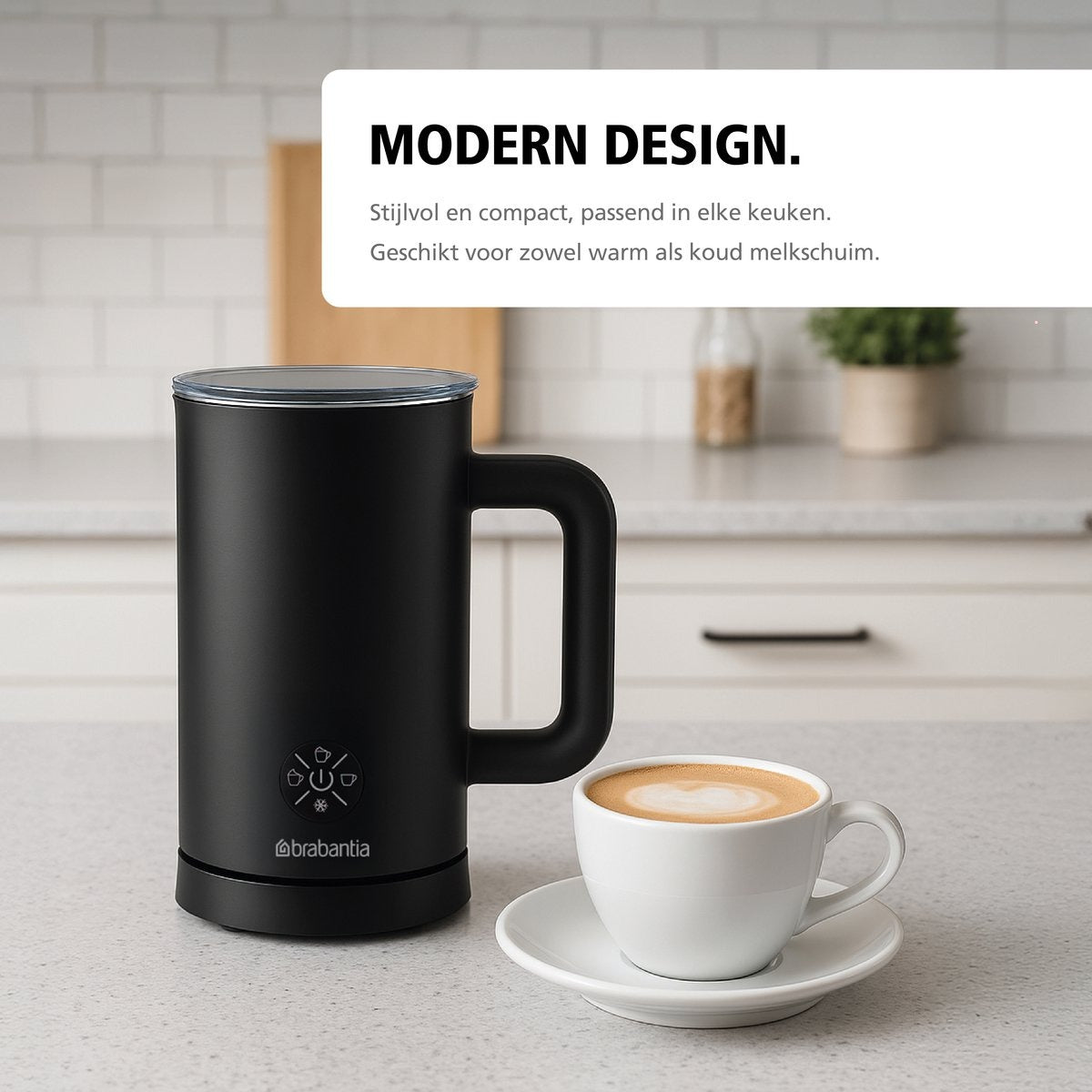Brabantia Elektrische Melkopschuimer - BBEK1048