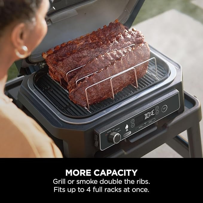 Ninja Woodfire XL elektrischer Grillrippenständer für OG850 und OG901 – XSKOGXLRBRKEU