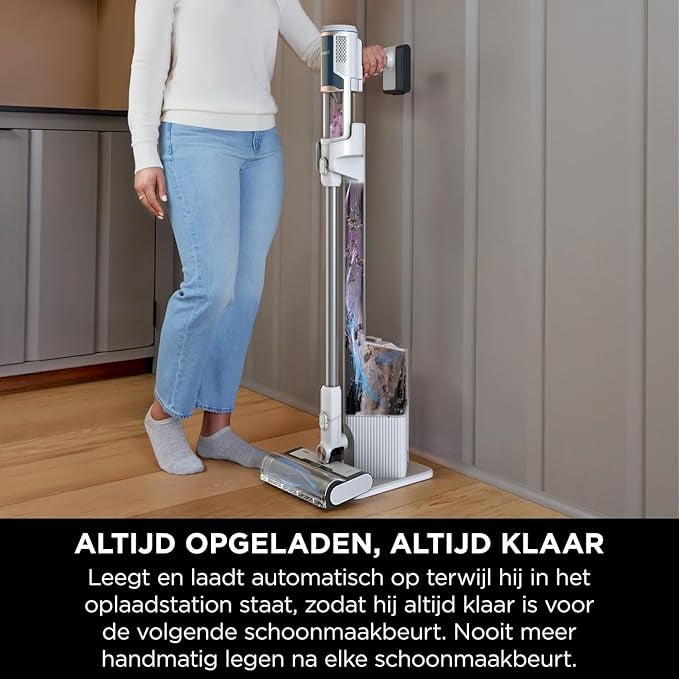 Shark Snoerloze Steelstofzuiger - Vloerdetectie - Automatisch Leeg Systeem - BU3521EU