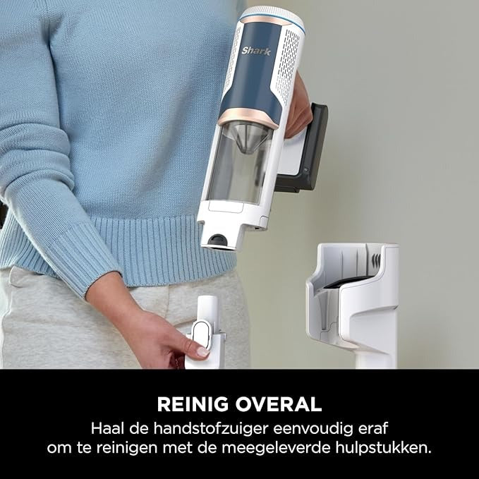 Shark Snoerloze Steelstofzuiger - Vloerdetectie - Automatisch Leeg Systeem - BU3521EU