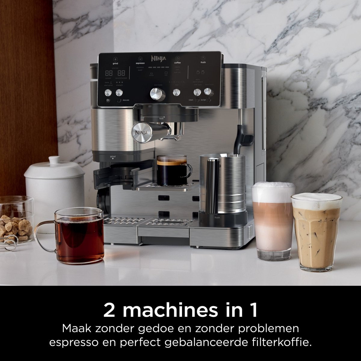 Ninja Luxe Café Essential 2-in-1 Espressomachine - ES501EU