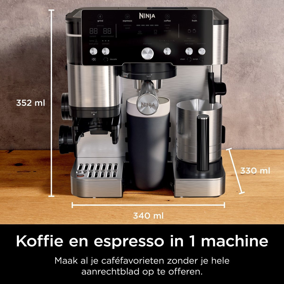 Ninja Luxe Café Essential 2-in-1 Espressomachine - ES501EU