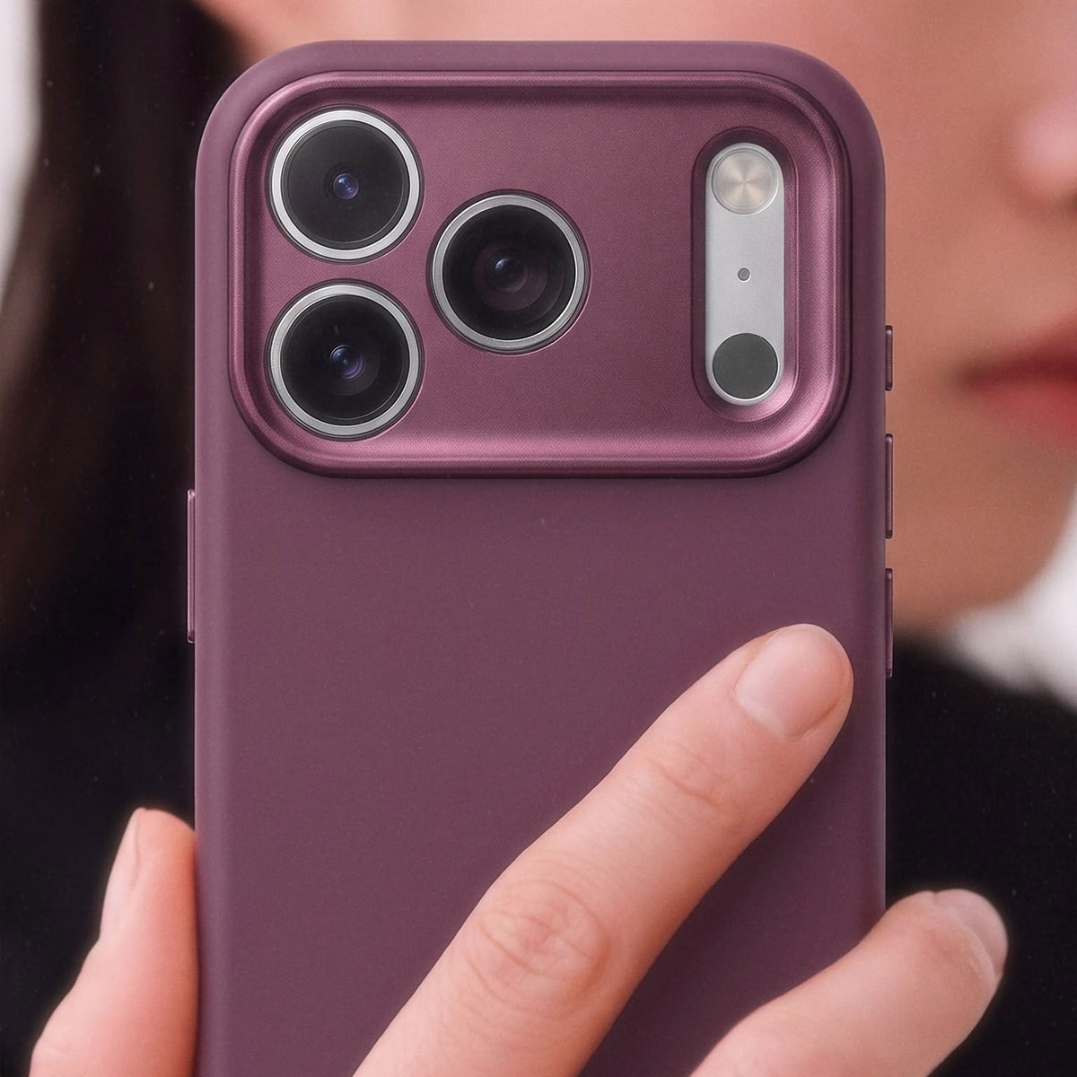 AntiMicrobial Silicone Case | Plum | iPhone 18 Pro Max | D27IPO18PMBCS9PM