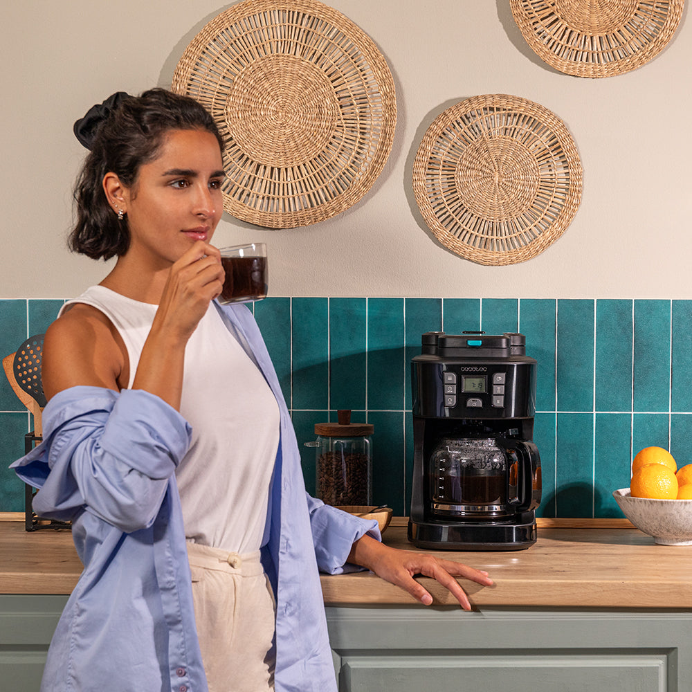 Cecotec Grind & Drop Koffiezetapparaat met Ingebouwde Bonenmaler