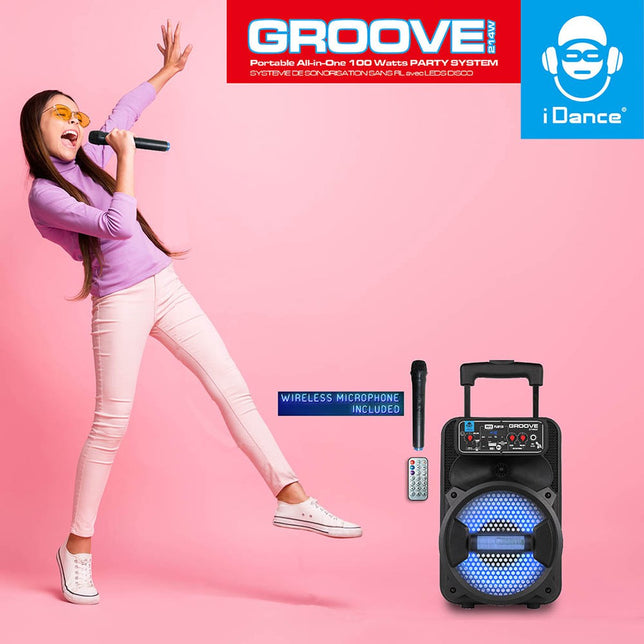 iDance Audio GROOVE214W Bluetooth Party Speaker