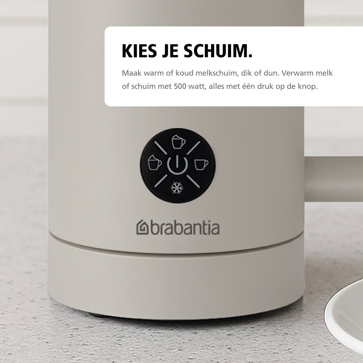 Brabantia Elektrische Melkopschuimer - BBEK1048SB