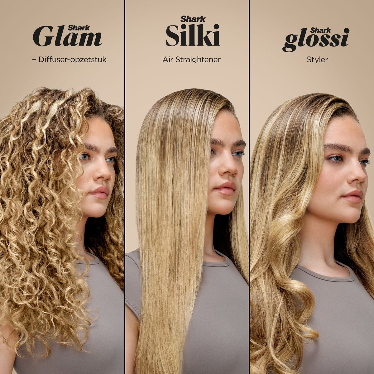 Shark Glam 5-in-1 Multistyler en Föhn - HD6051SEU