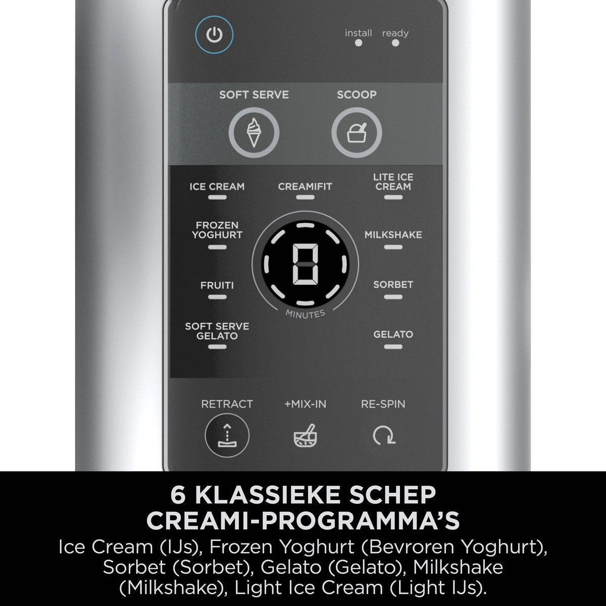 Ninja CREAMi SPIN Schepijs en Softijsmachine - NC701BU