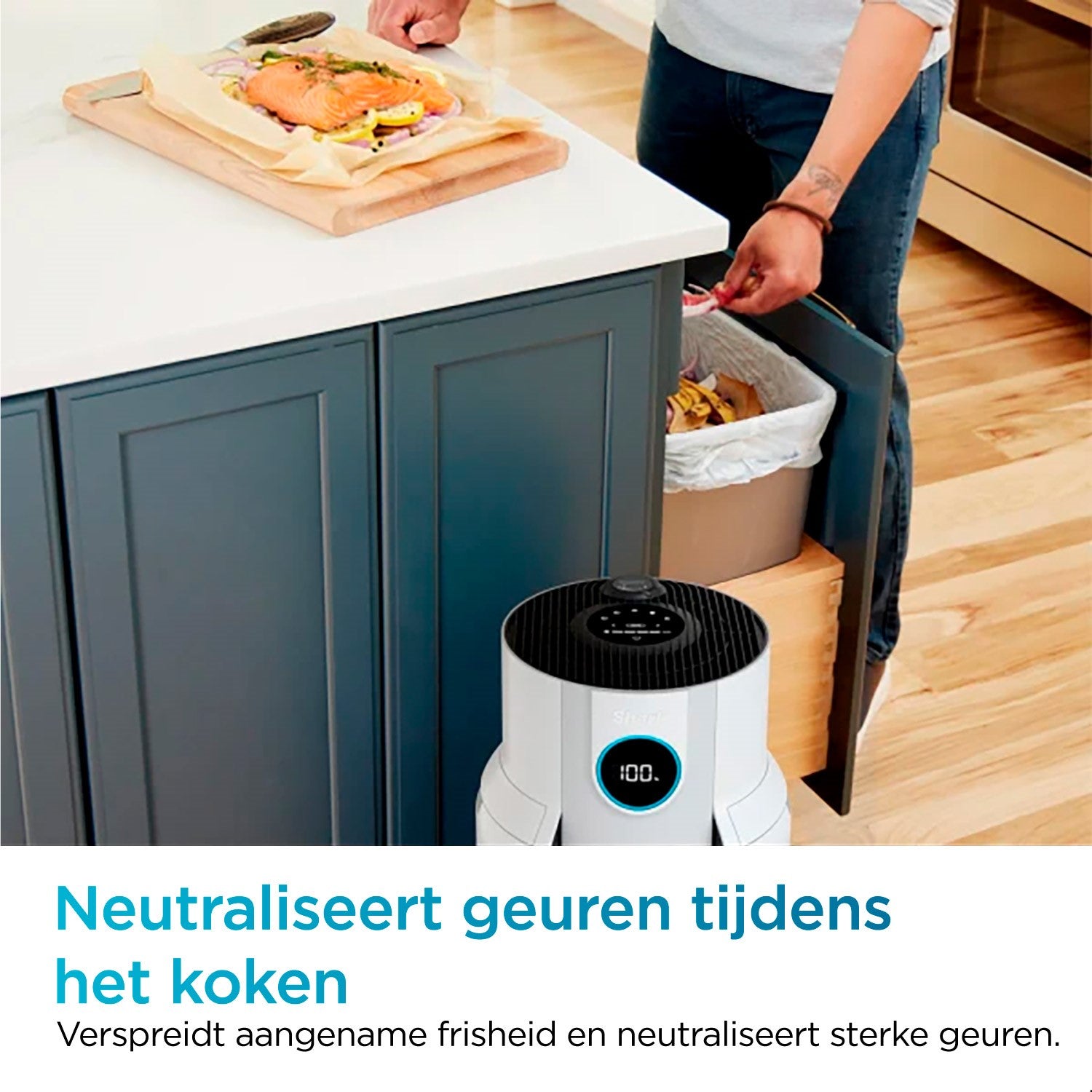 Purificateur d'air Shark NeverChange5 - Pièces jusqu'à 60 m² - HP150EU