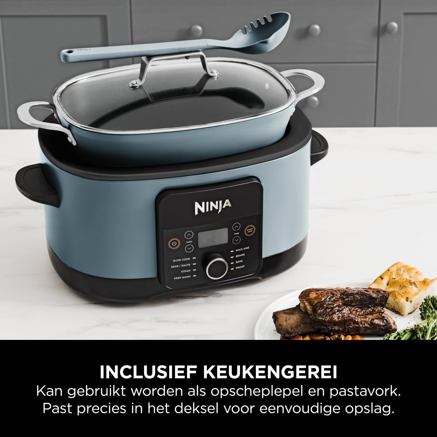 Ninja Foodi PossibleCooker PRO 8-in-1 Slowcooker en Multicooker - MC1001EU
