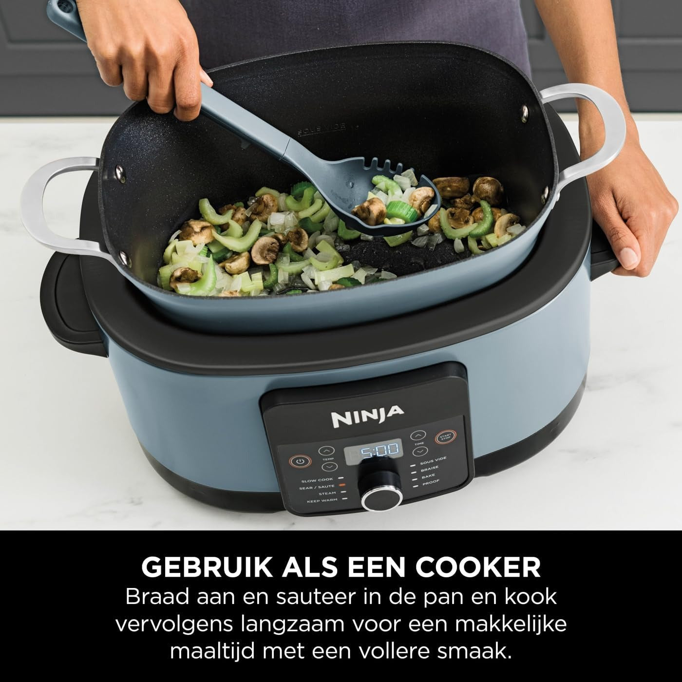 Ninja Foodi PossibleCooker PRO 8-in-1 Slowcooker en Multicooker - MC1001EU