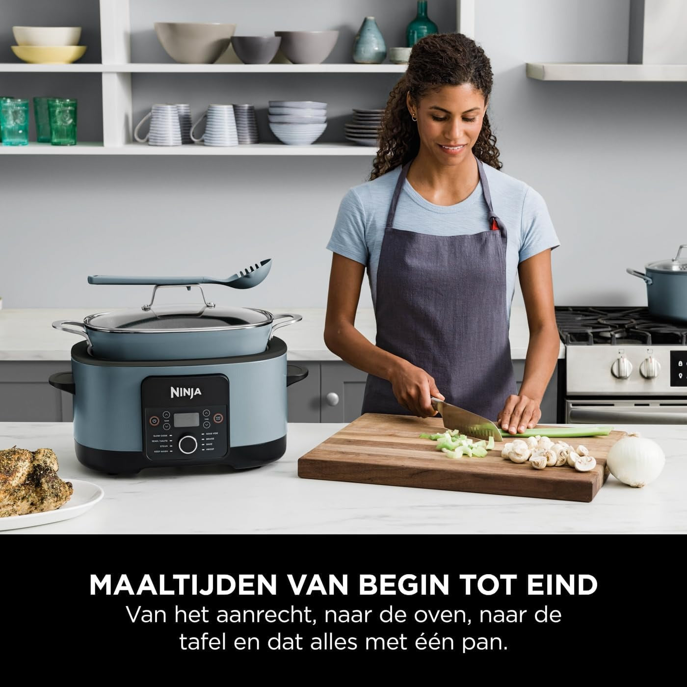 Ninja Foodi PossibleCooker PRO 8-in-1 Slowcooker en Multicooker - MC1001EU