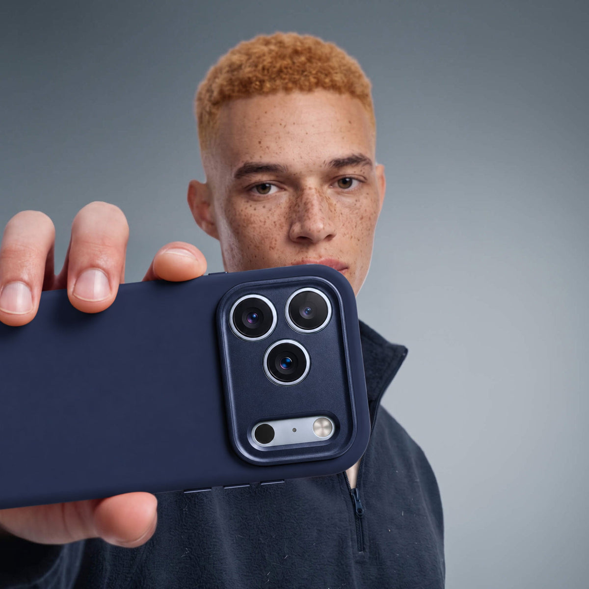 AntiMicrobial Silicone Case | Atlantic Blue | iPhone 18 Pro Max | D27IPO18PMBCS9AE