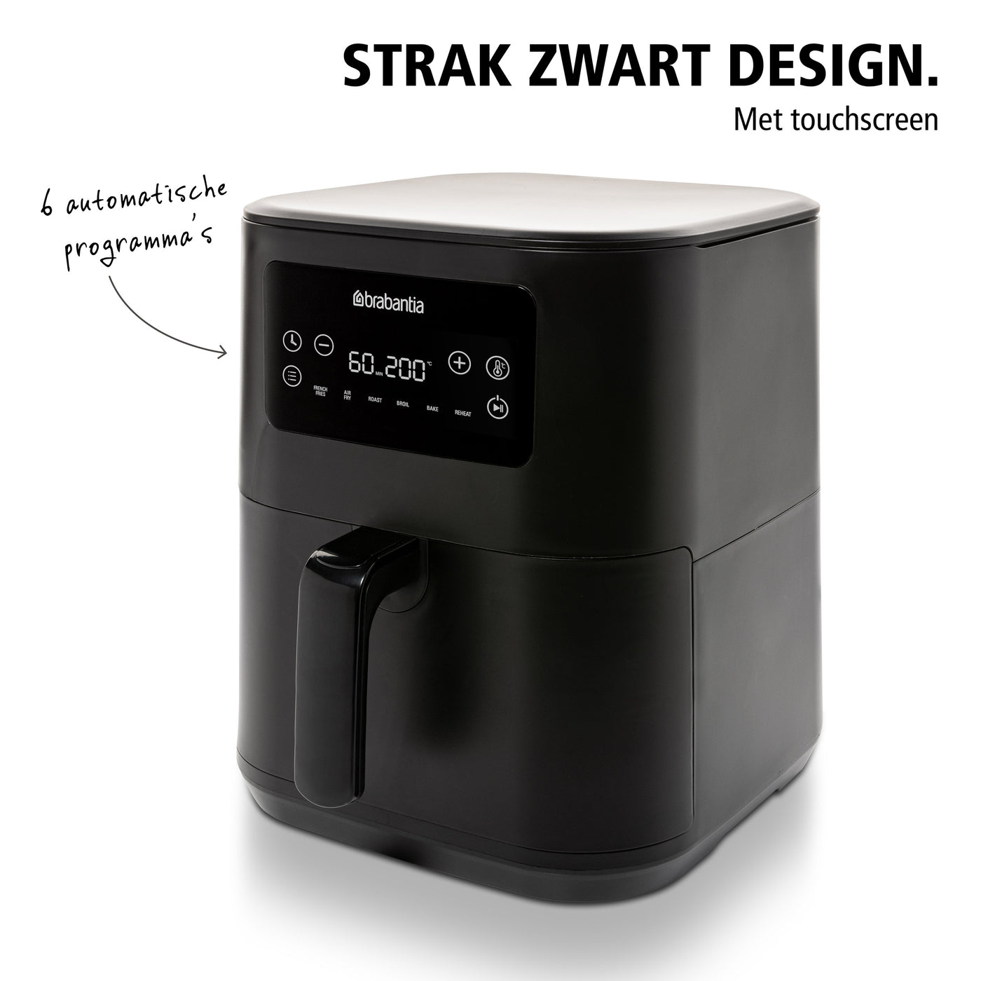 Brabantia HaloAir PFAS-vrij BBEK1131 Airfryer Brabantia HaloAir PFAS-vrij BBEK1131 Airfryer