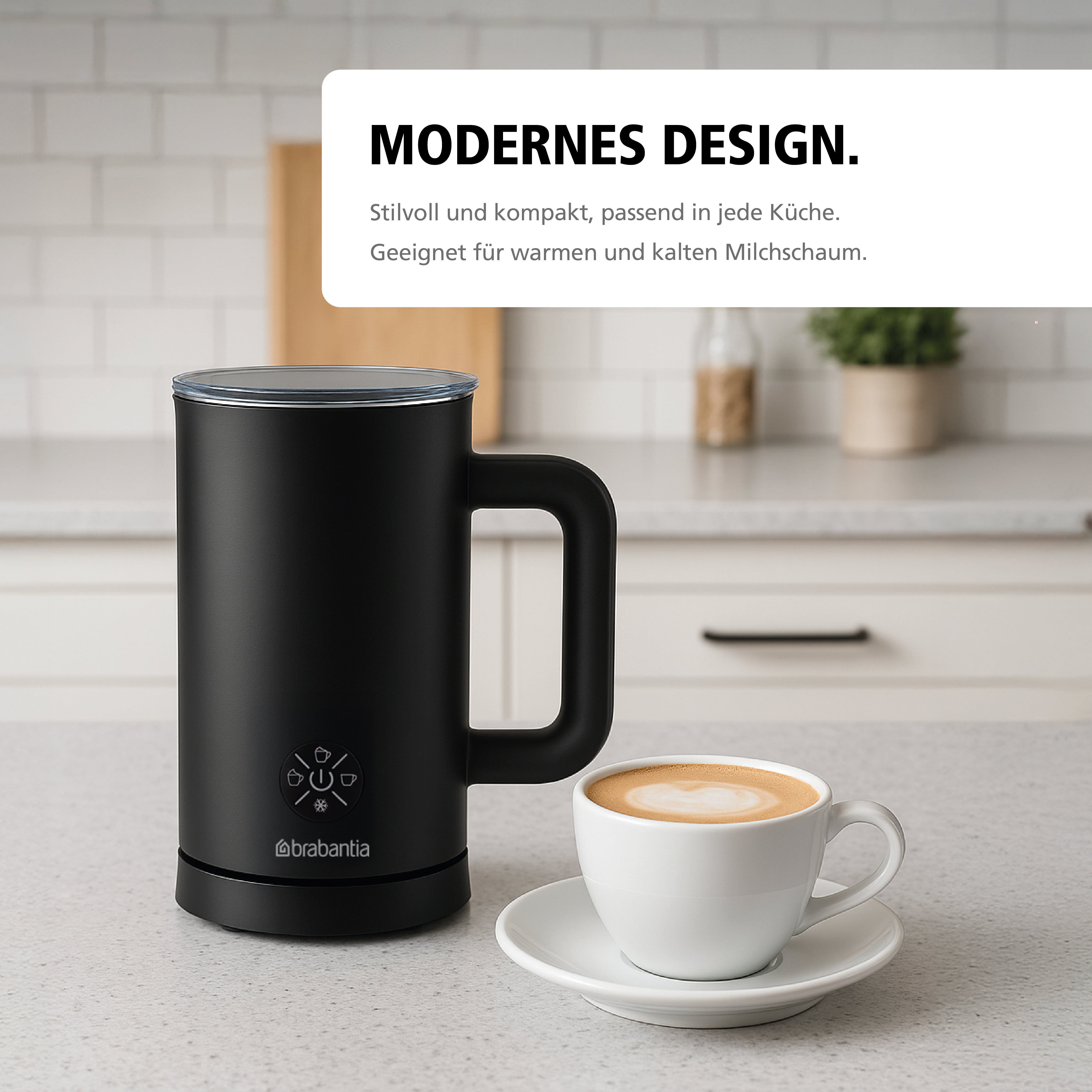 Brabantia Elektrische Melkopschuimer - BBEK1048