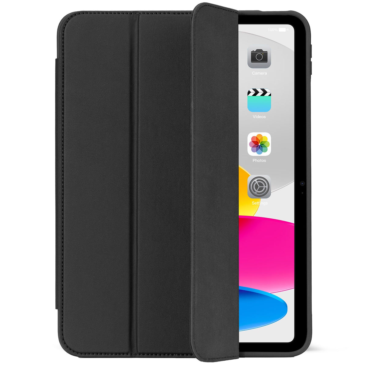 DECODED Silicone Slim iPad Case, Charcoal, iPad 10th & 11th gen