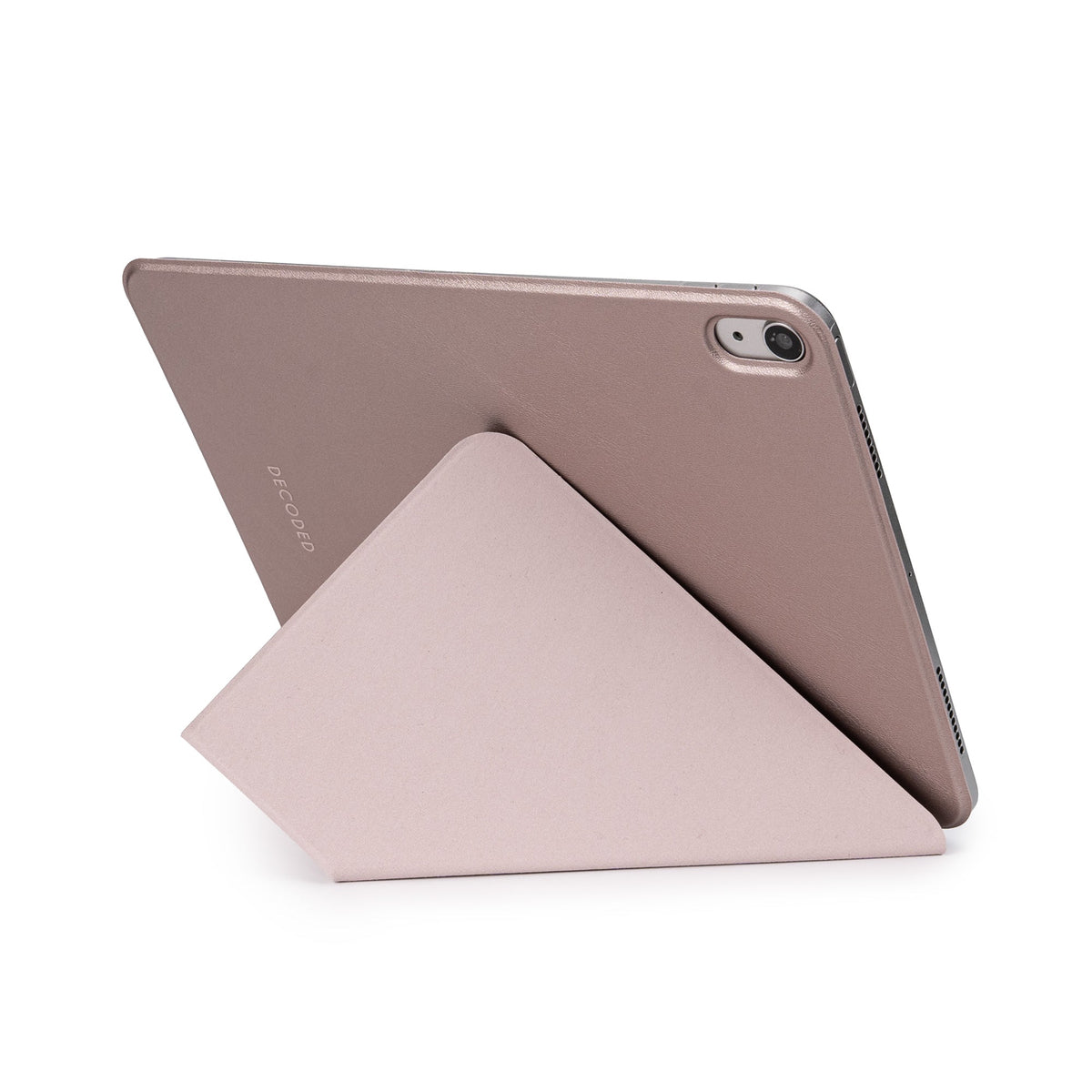 DECODED Silicone Slim Folio iPad Case, Champagne, iPad 10th & 11th gen