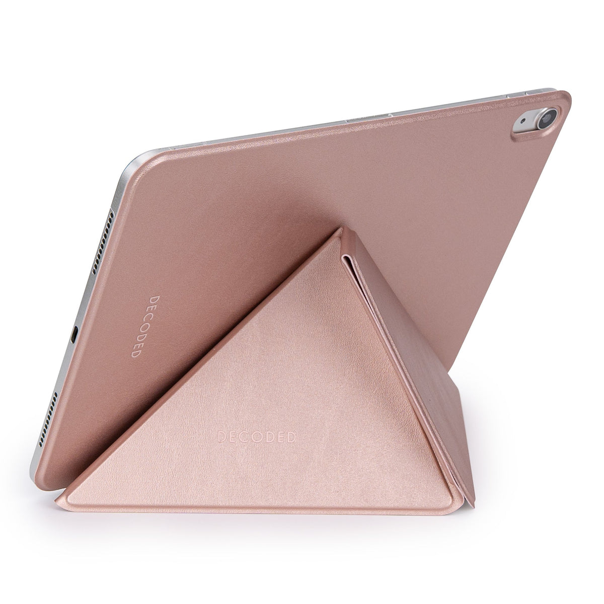 DECODED Silicone Slim Folio iPad Case, Champagne, iPad 10th & 11th gen