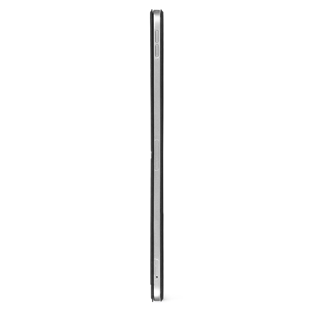 DECODED Silicone Slim Folio iPad Case, Charcoal, iPad 10th & 11th gen