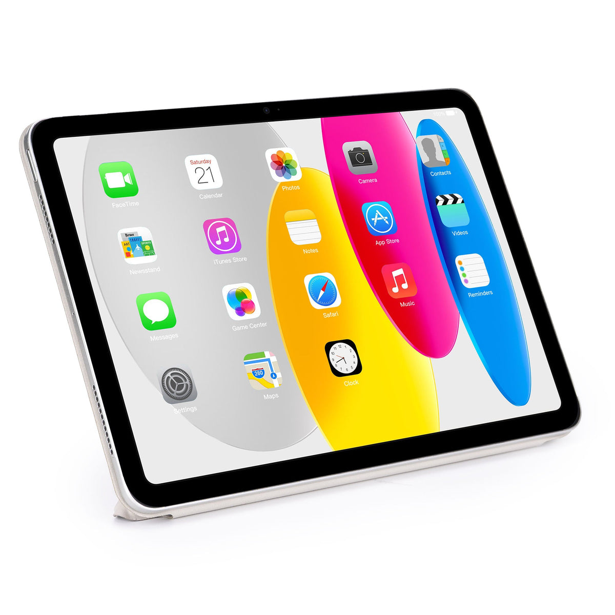 DECODED Silicone Slim Folio iPad Case, Clay, iPad 10th & 11th gen