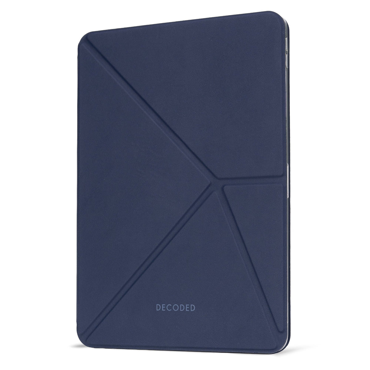 DECODED Silicone Slim Folio iPad Case, Navy, iPad 10th & 11th gen