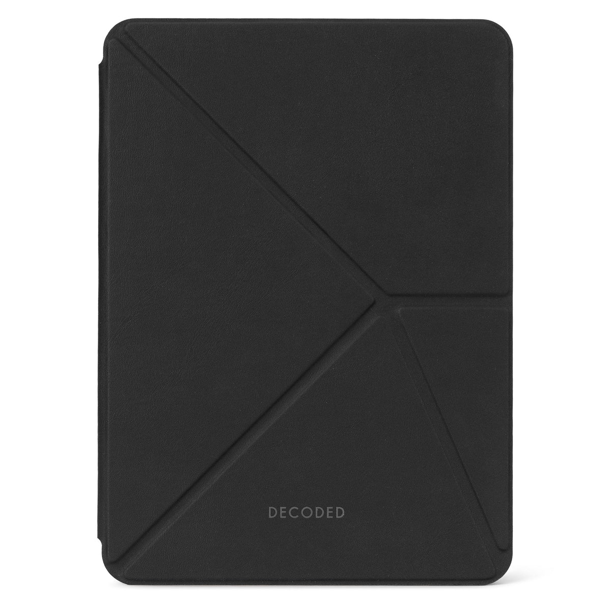 DECODED Silicone Slim Folio iPad Case, Charcoal, iPad Air