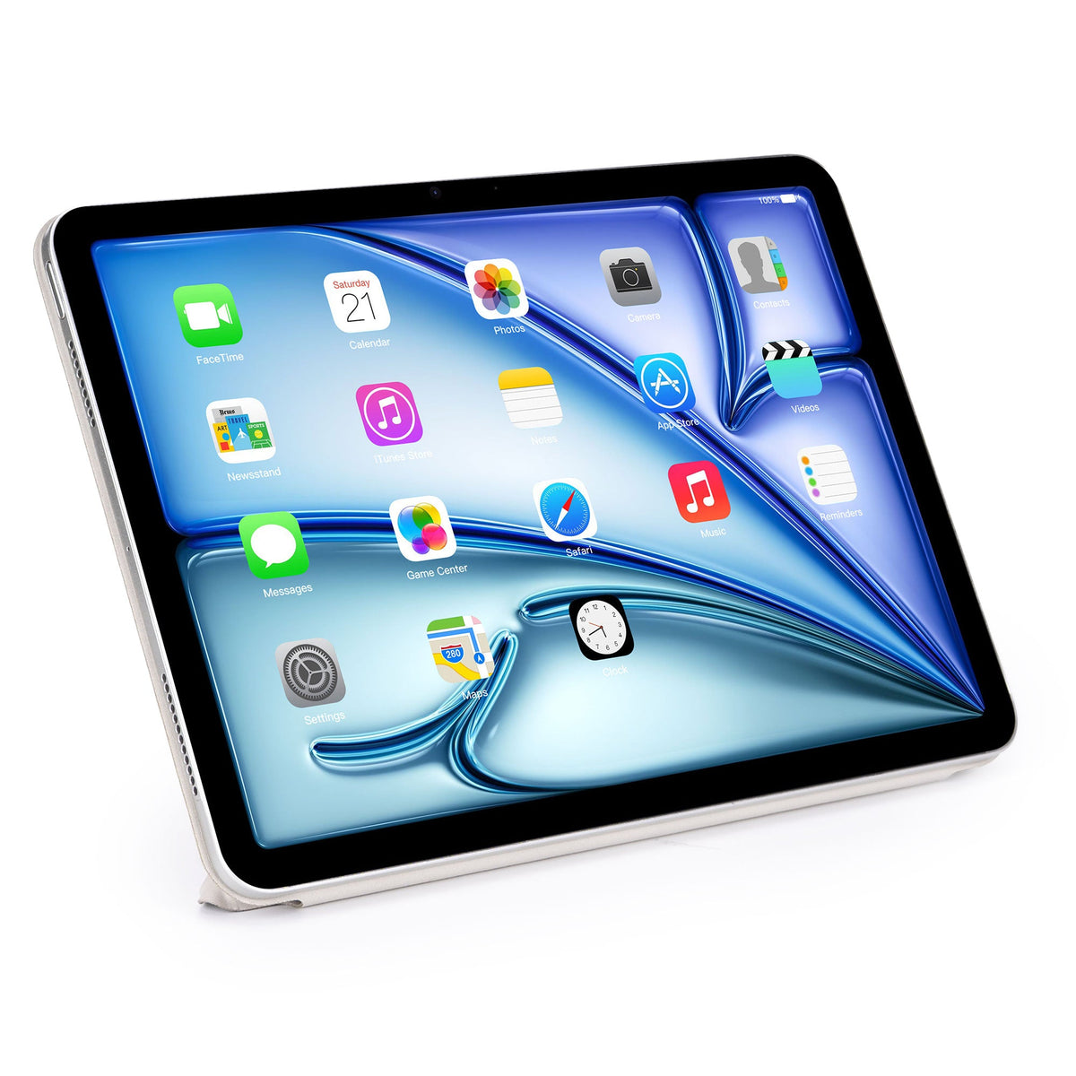DECODED Silicone Slim Folio iPad Case, Clay, iPad Air
