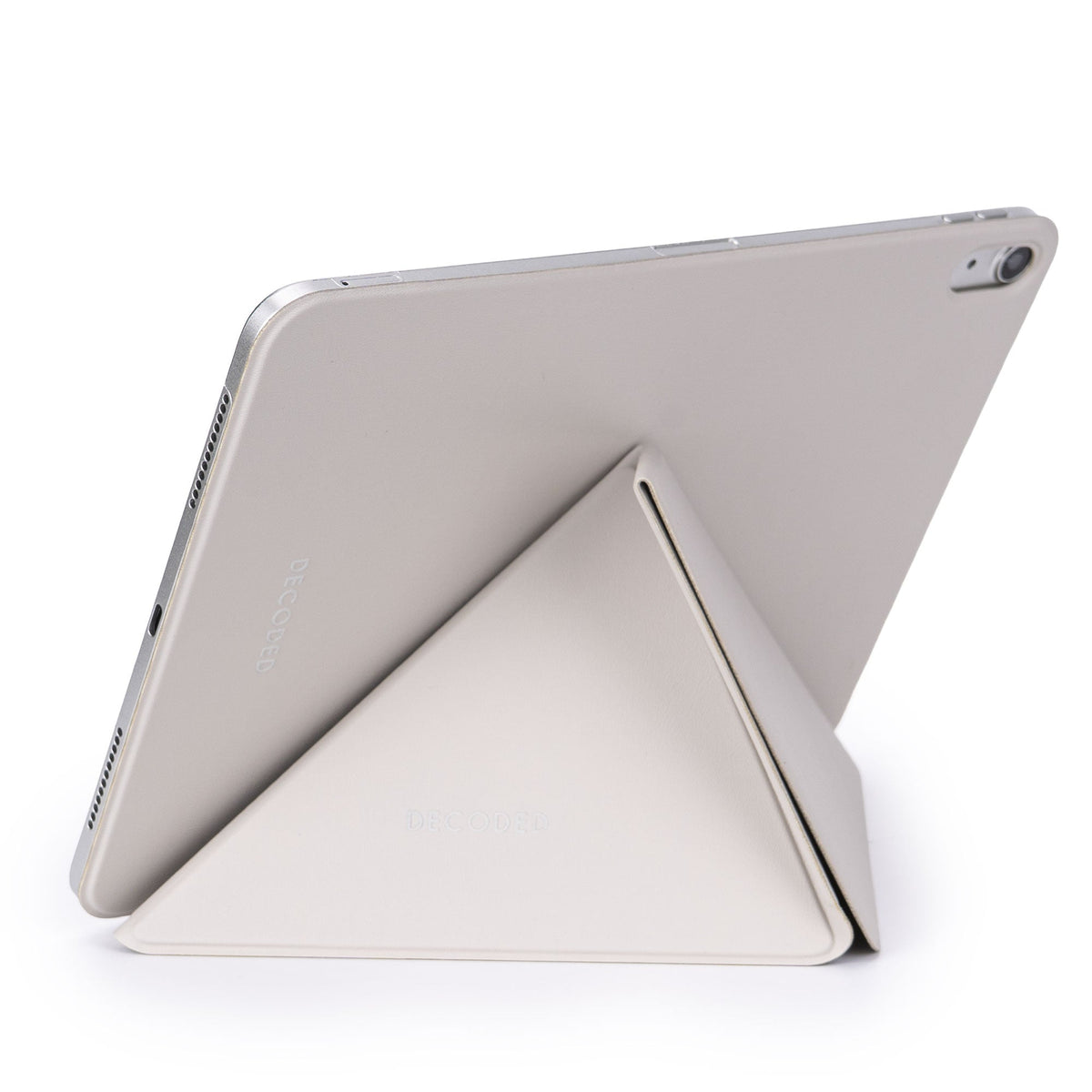 DECODED Silicone Slim Folio iPad Case, Clay, iPad Air