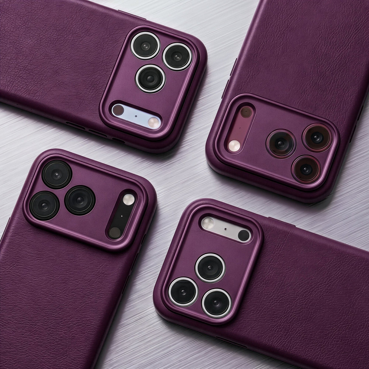 Leather Case | Burgundy Plum | iPhone 18 Pro Max | D27IPO18PMBC1PM