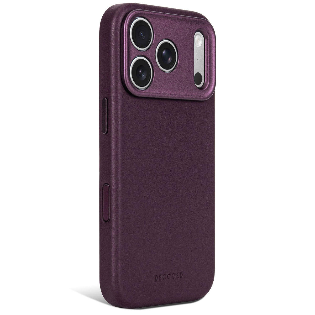 Leather Case | Burgundy Plum | iPhone 18 Pro | D27IPO18PBC1PM