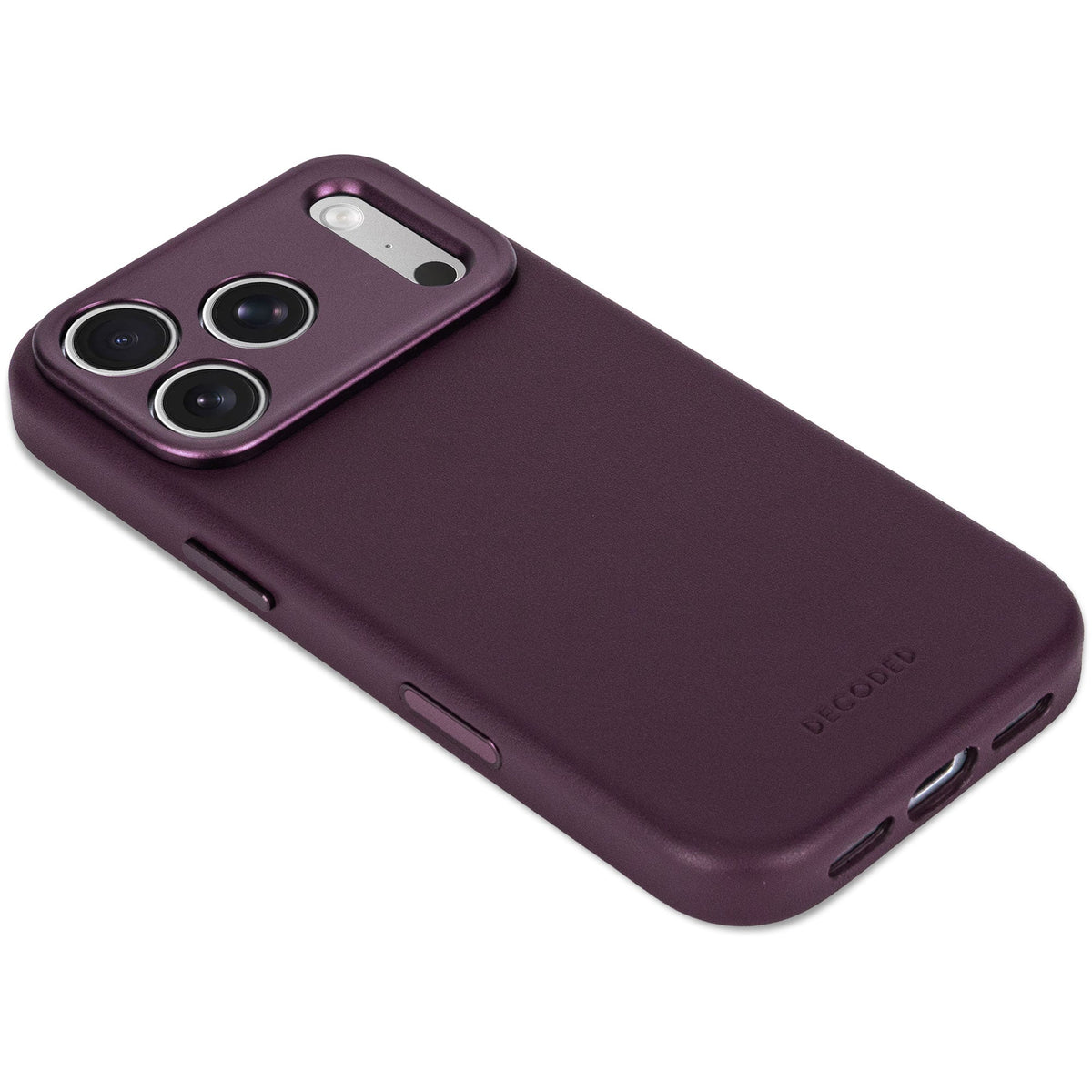 Leather Case | Burgundy Plum | iPhone 18 Pro | D27IPO18PBC1PM