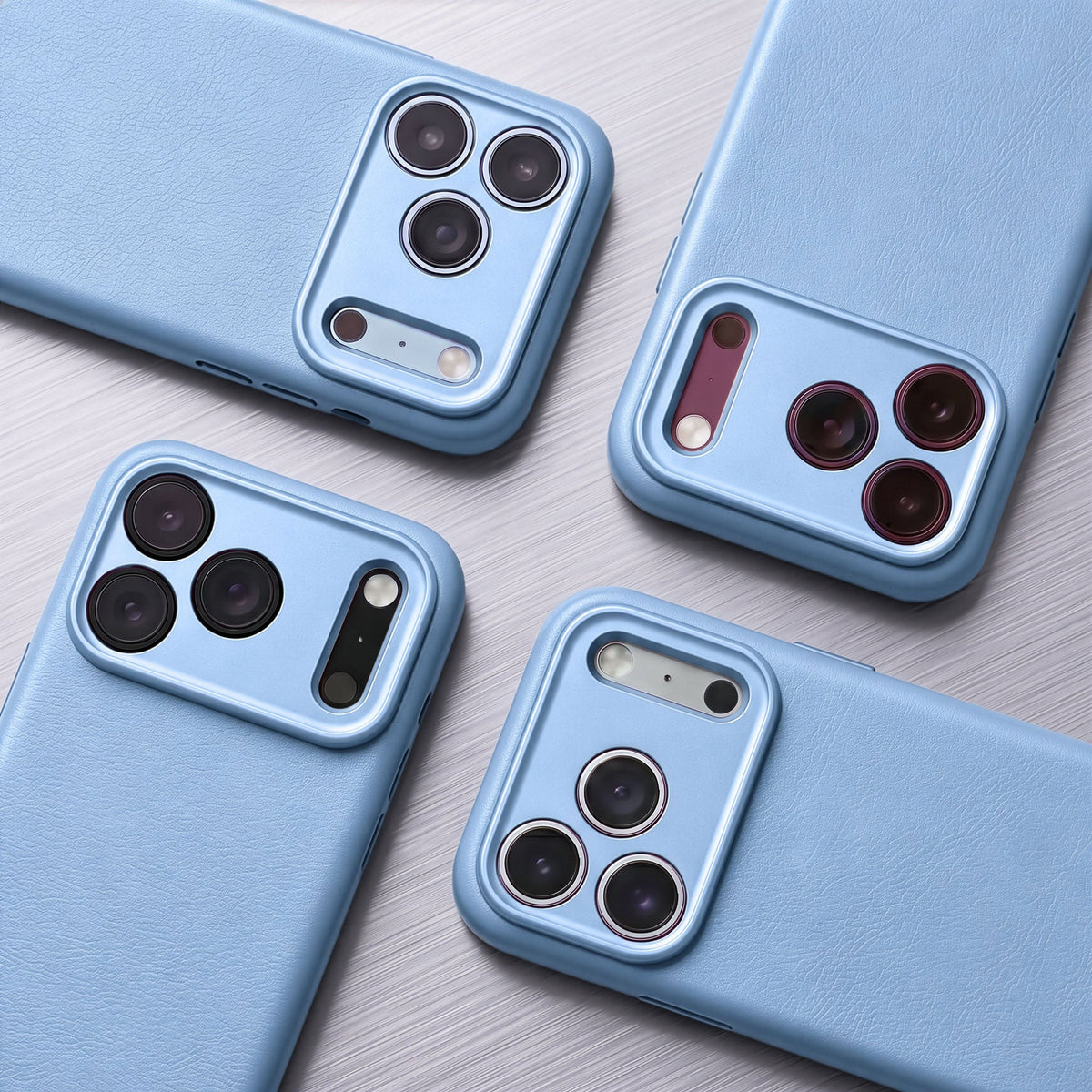 Leather Case | Skye Blue | iPhone 18 Pro | D27IPO18PBC1SE