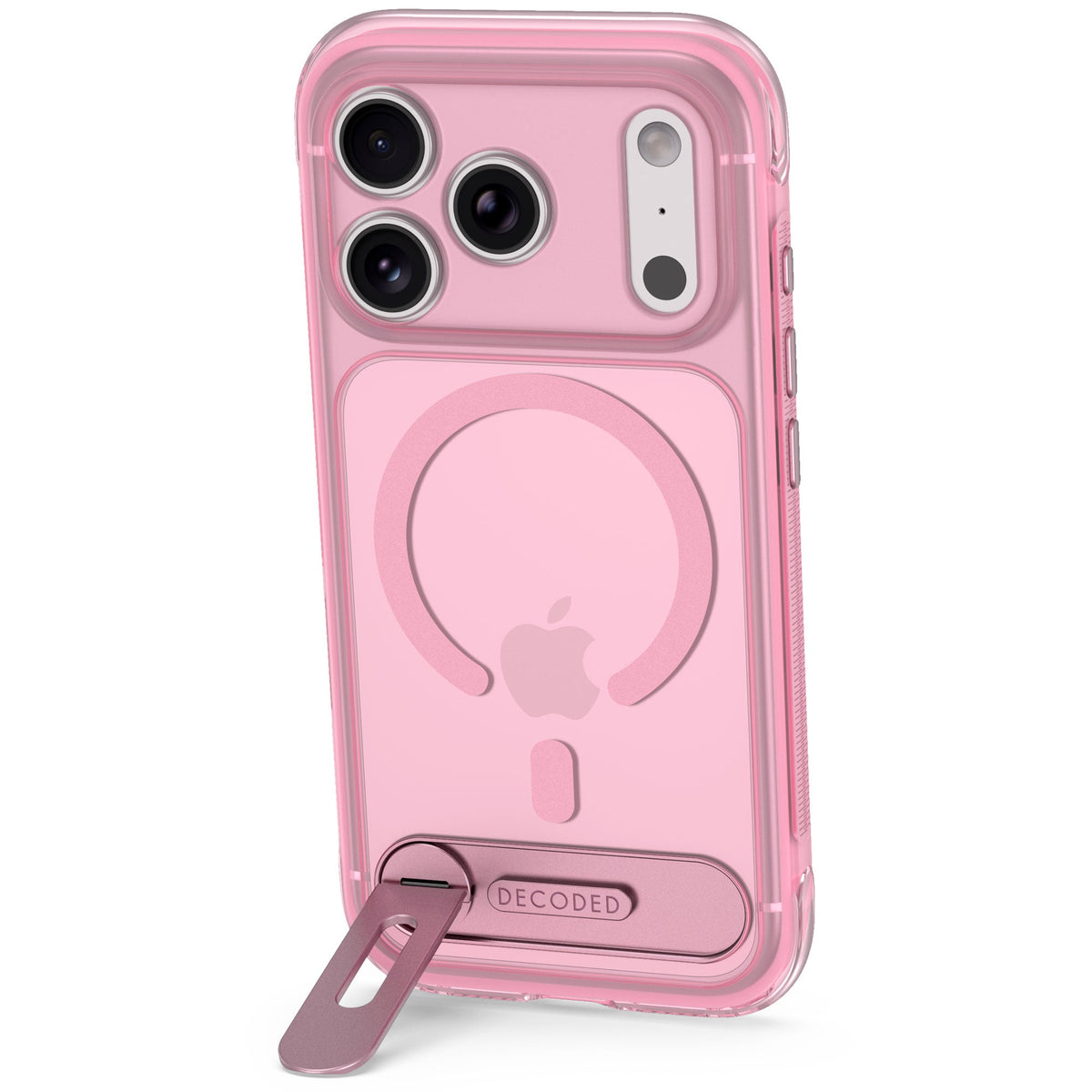 Hybrid Stand Case | Clear Pink | iPhone 18 Pro Max | D27IPO18PMBCS8STCK