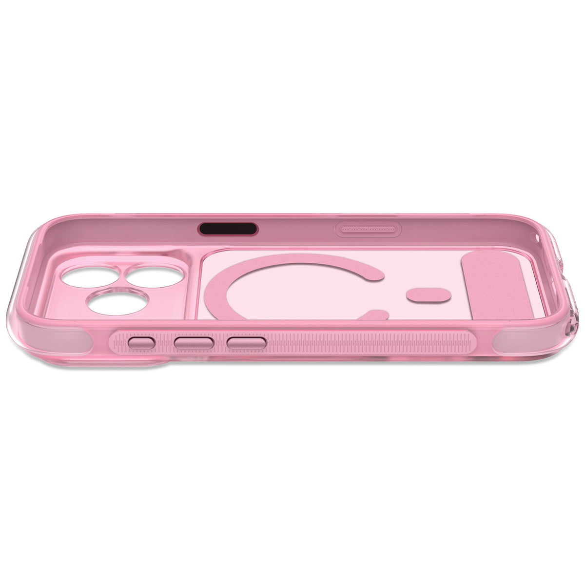Hybrid Stand Case | Clear Pink | iPhone 18 Pro Max | D27IPO18PMBCS8STCK