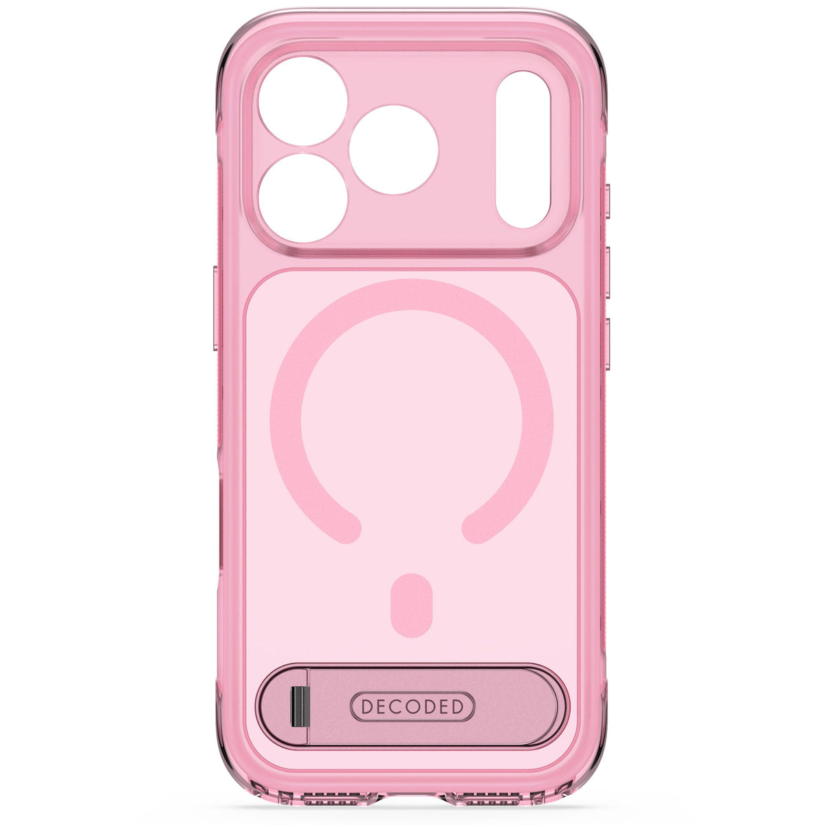 Hybrid Stand Case | Clear Pink | iPhone 18 Pro Max | D27IPO18PMBCS8STCK