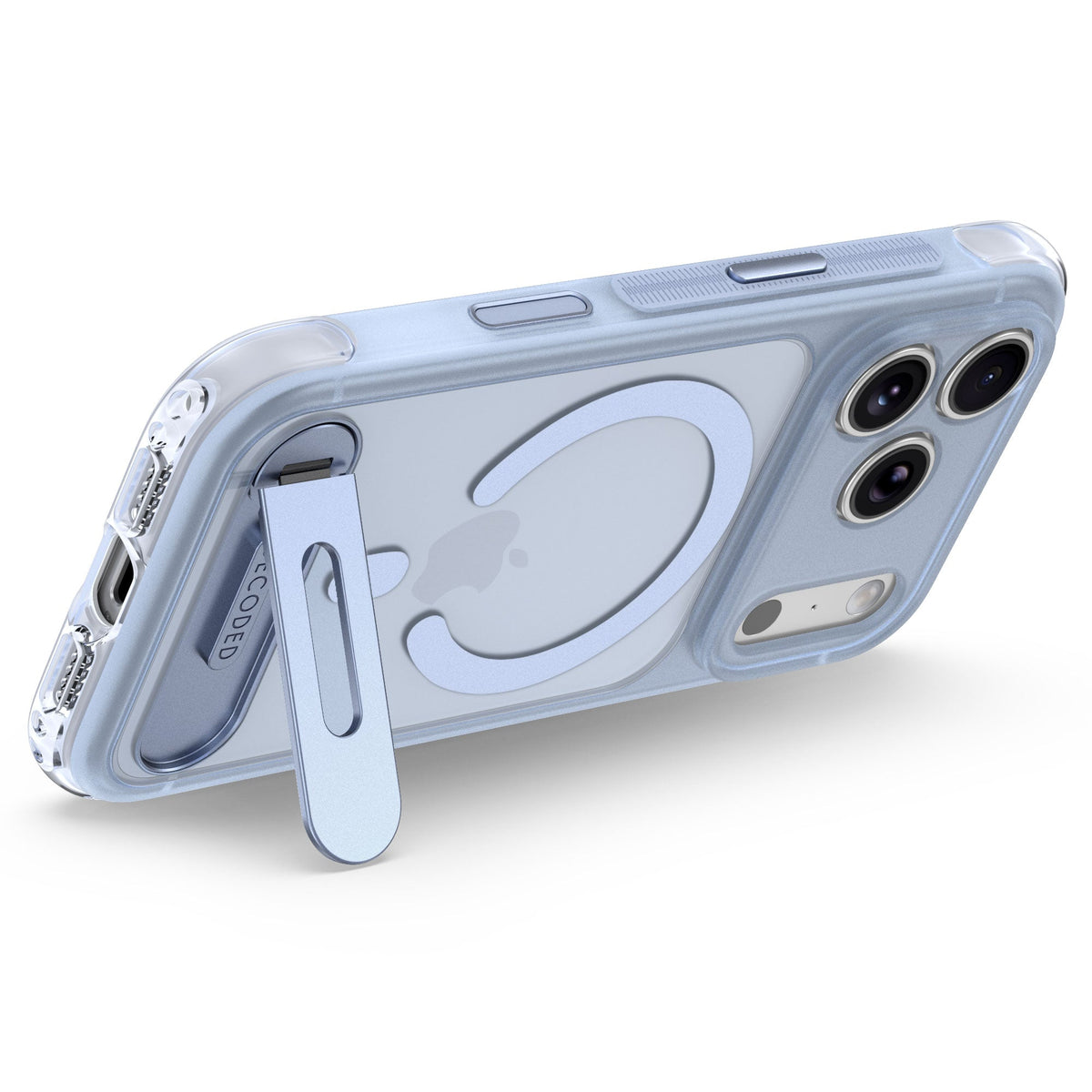 Hybrid Stand Case | Clear Navy | iPhone 18 Pro | D27IPO18PBCS8STCY